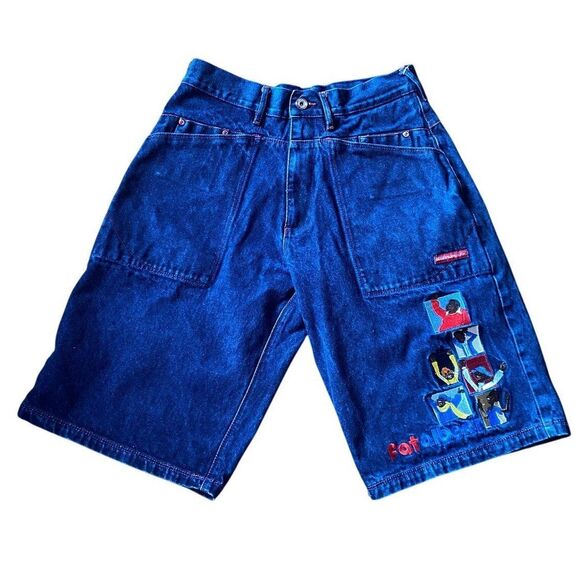 Vintage FUBU PLATINUM x Fat Albert embroidered 32 W shorts vtg Y2K streetwear - Picture 1 of 4